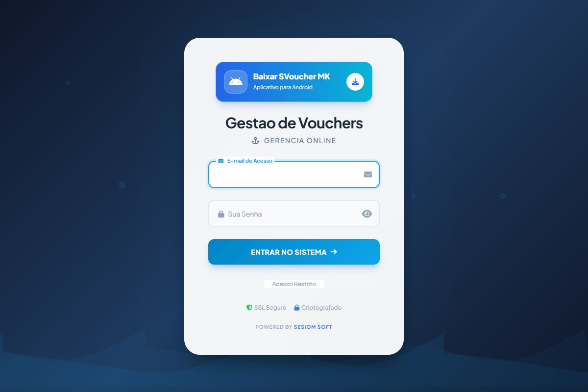 Página pública de Voucher MikroTik